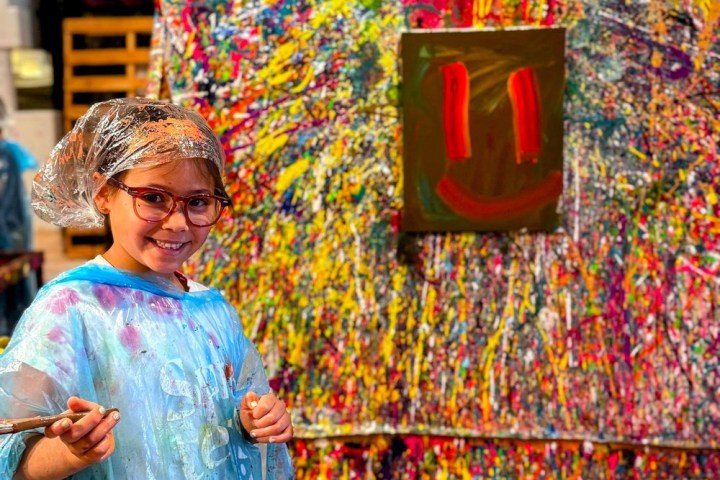 a person talking on a cell phone