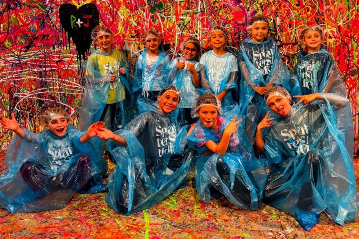 a group of colorful flowers